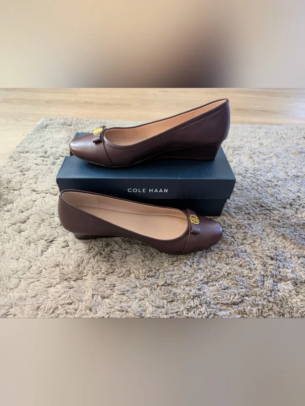 Cole Haan Malta Wedge | Bloodstone | Size 8.5 B | NIB